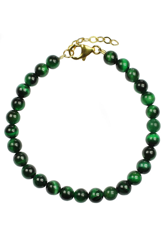 Green Tiger's eye bracelet